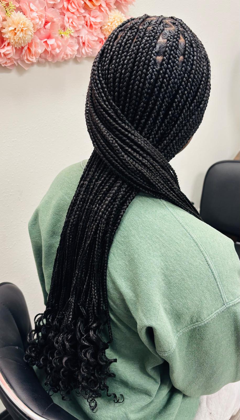 Knotless braids